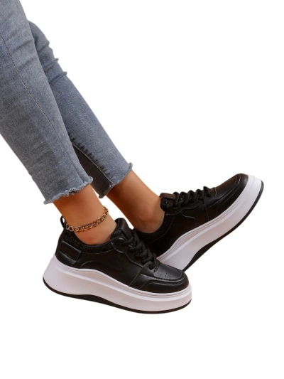 Royalfashion Baskets de sport à plateforme pour femmes Lincidi