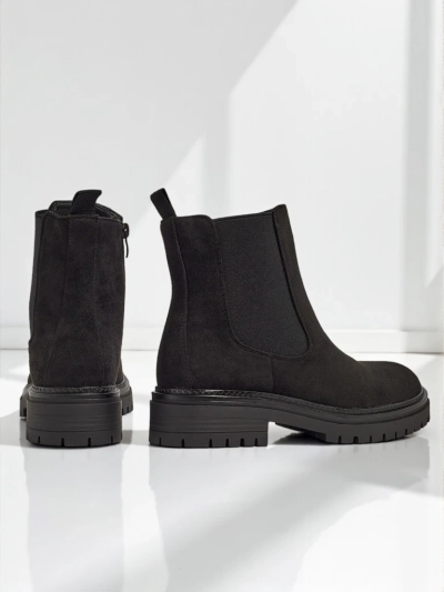 Bottines Chelsea pour femmes en éco-daim Yorves