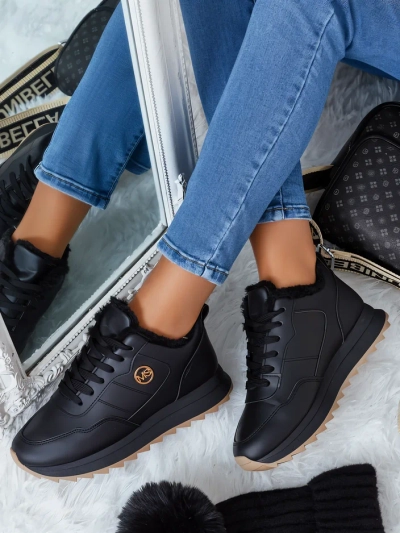 Royalfashion Baskets chauffantes pour femme avec fourrure Casot