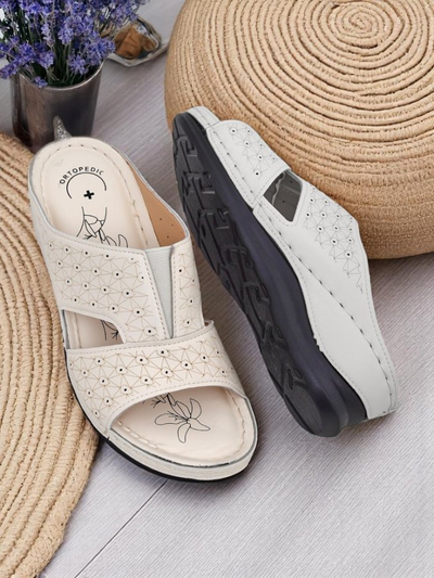 Royalfashion Claquettes pour femmes à semelle épaisse Nova Step