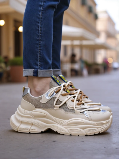 Sneakers Royalfashion pour femmes sur semelle épaisse Teresii