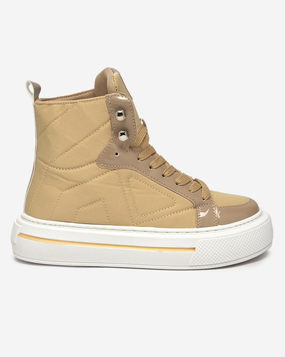 OUTLET Baskets de sport femme kaki Asmako- Footwear