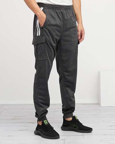 Pantalon de survêtement gris foncé pour homme - Vêtements