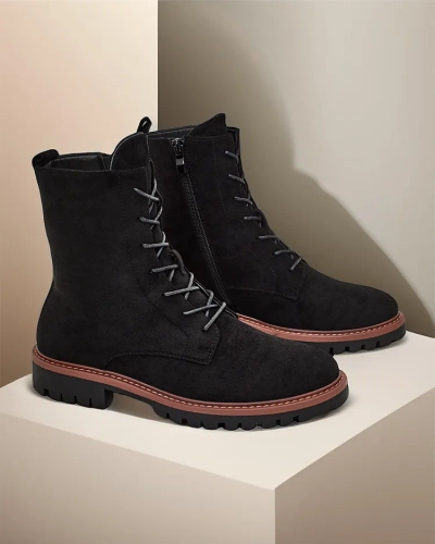 Bottines à lacets pour femmes Royalfashion Gosop
