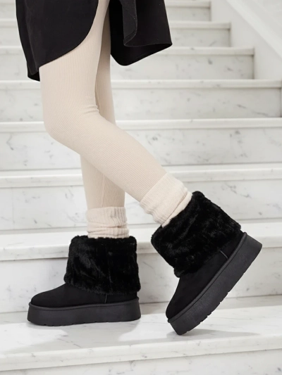 Royalfashion boots a'la bottes de neige pour femmes Renutis