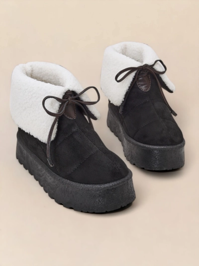 Bottes de neige à lacets pour femmes Royalfashion Wdeno