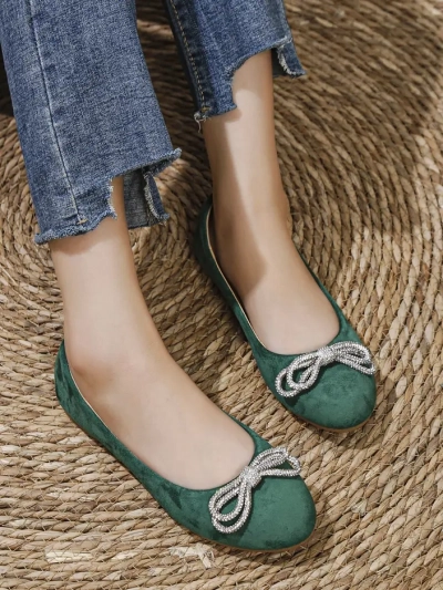 Royalfashion Ballerines pour femmes avec un nœud Ofelna