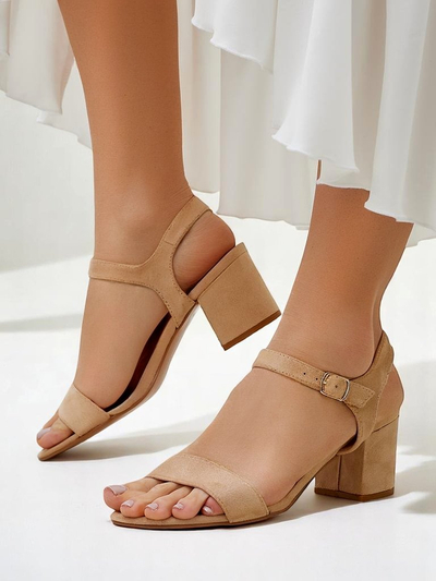 Sandales en éco-suedine pour femmes Royalfashion Quarter