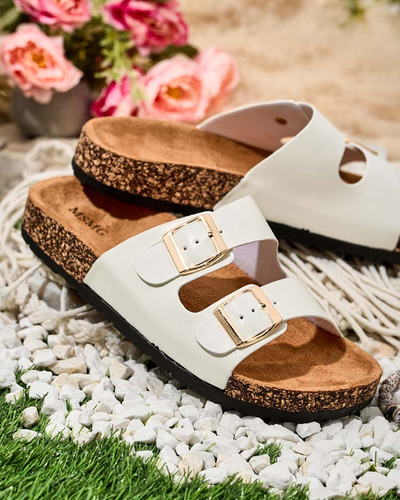 Royalfashion Tongs à semelle plate Rolotta pour femme