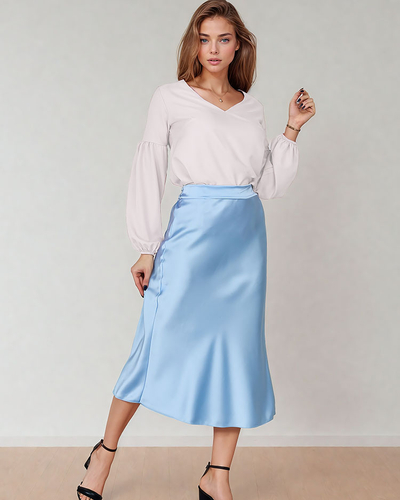Royalfashion Jupe midi femme a'la satin