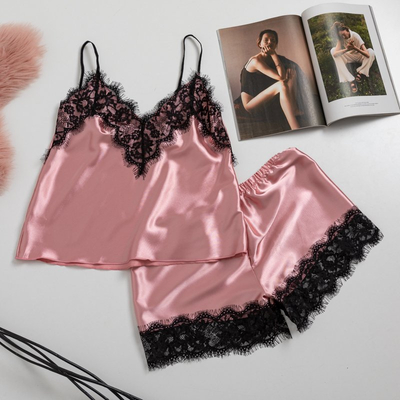 Pyjama 2 pièces rose - Vêtements