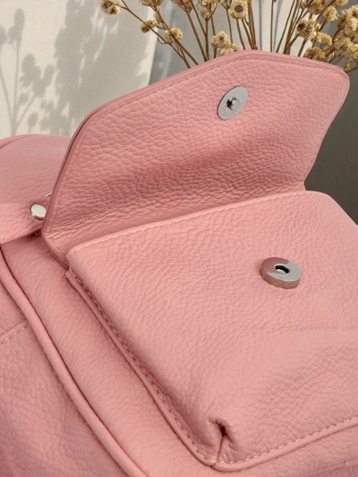 Sac à dos pour femme Ariadne Rosa Królewska Moda en cuir écologique 25x25 cm