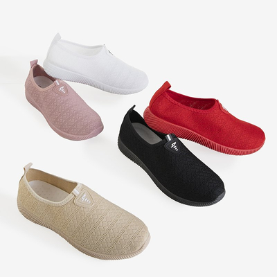 Baskets à enfiler Smegin roses pour femmes - Chaussures