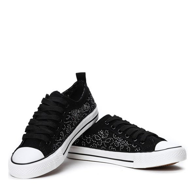 Sneakers noires avec une tige en maille Taranee - Chaussures 1