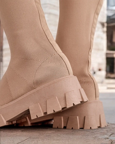 Bottes slip-on Royalfashion pour femmes Ohorro