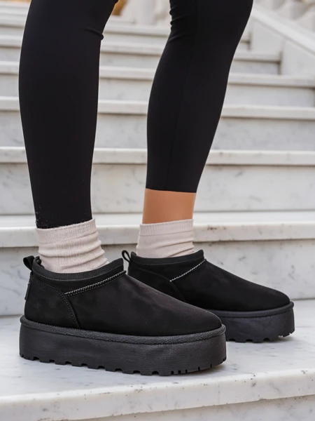 Royalfashion Bottes courtes pour femmes a'la bottes de neige Ozozi