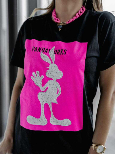 Royalfashion T-shirt imprimé pour femme