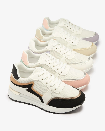 OUTLET Chaussures de sport blanches et roses pour femmes Vegris - Footwear