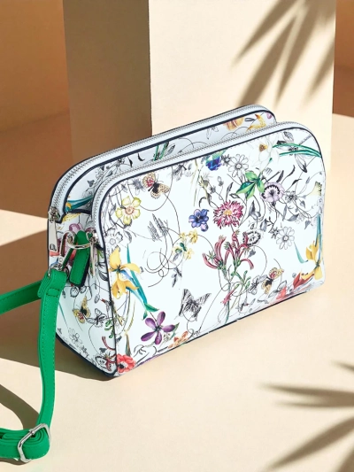 Royalfashion Petit sac à main pour femme en cuir écologique Florentia