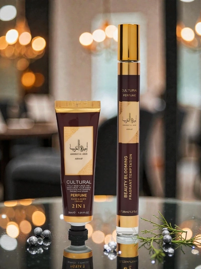 Coffret Eau de Parfum Inspirée pour Femme & Crème Mains Arab Burgundy