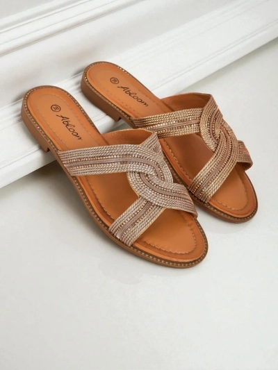 Royalfashion Mules tressées pour femmes Woven Breeze