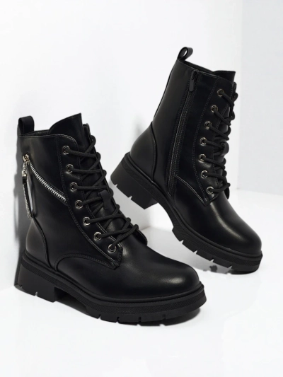 Bottines worker pour femmes avec décorations Kassira