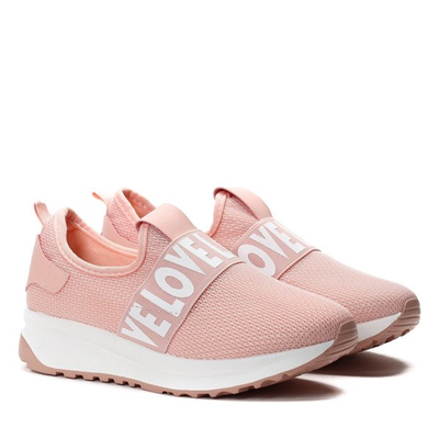 Różowe sportowe buty Oaklee- Obuwie