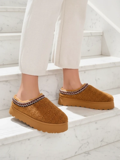 Royalfashion Courtes bottes de neige pour femmes Selio