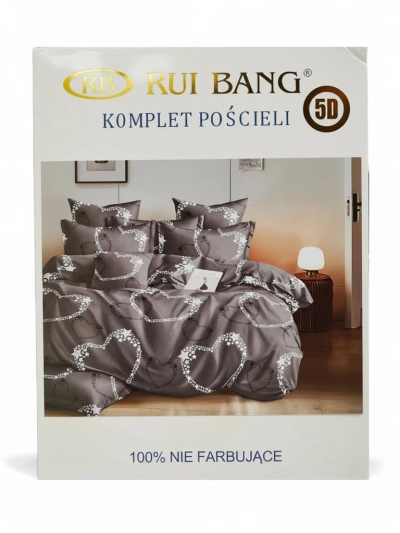 Royalfashion Ensemble de literie à motifs 180x200 3 PIÈCES