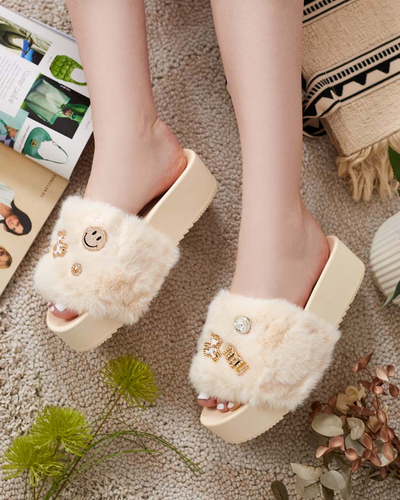 Royalfashion Tongs à plateforme Helimme pour femme