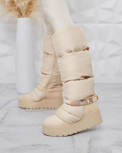 Royalfashion Bottes pour femmes a'la snow boots Dertrata