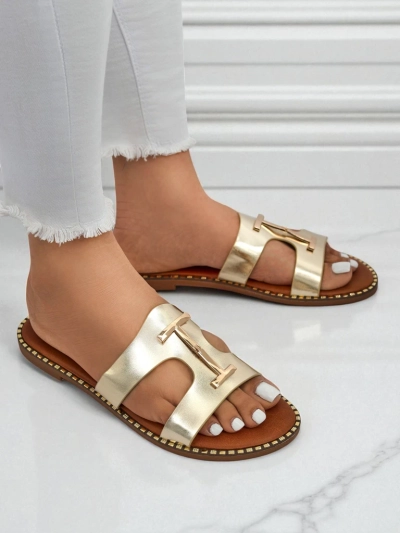 Royalfashion Mules plates pour femmes Maya Louise