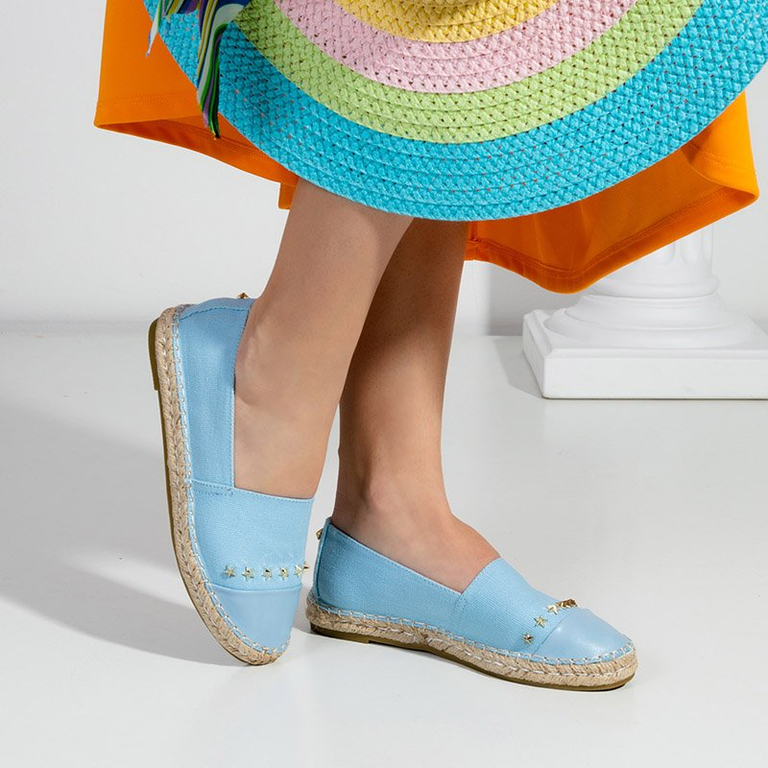 Espadrilles bleues pour femmes avec étoiles Fraus - Footwear