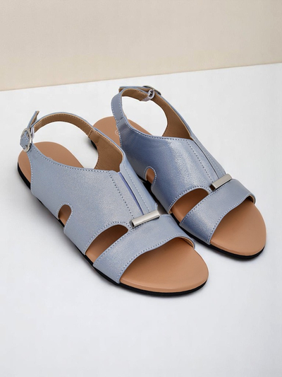 Royalfashion Sandales plates pour femmes Solea Comfort