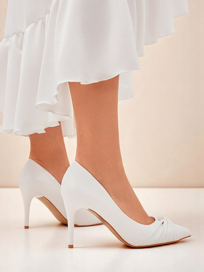 Royalfashion Escarpins en cuir écologique pour femme Venetia Nera