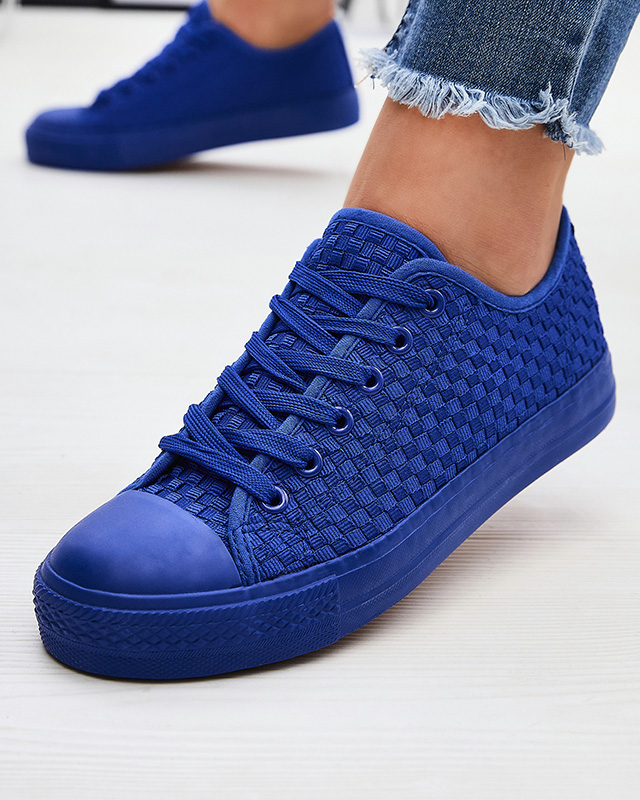 Cobalt baskets pour femmes avec gaufrage Aklina - Footwear