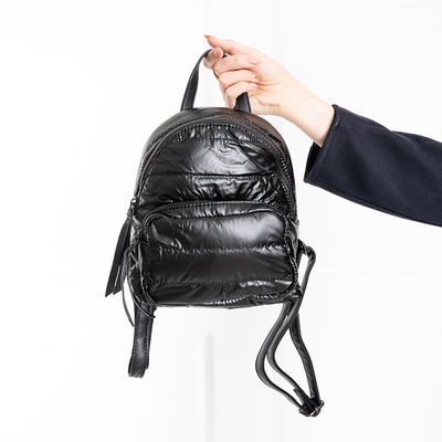 Petit sac à dos noir pour femmes - Accessoires