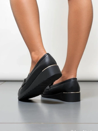 Mocassins Royalfashion pour femmes sur un petit talon Leffo