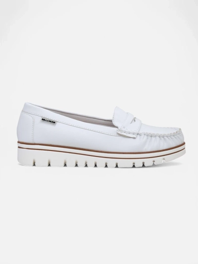 Mocassins Blancs Eleganza de la Collection Printemps