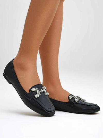 Mocassins pour femmes Royalfashion avec des strass Lecilla