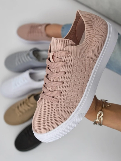 Sneakers pour femmes Royalfashion Calista Rosa - chaussures roses pour le printemps et l'été
