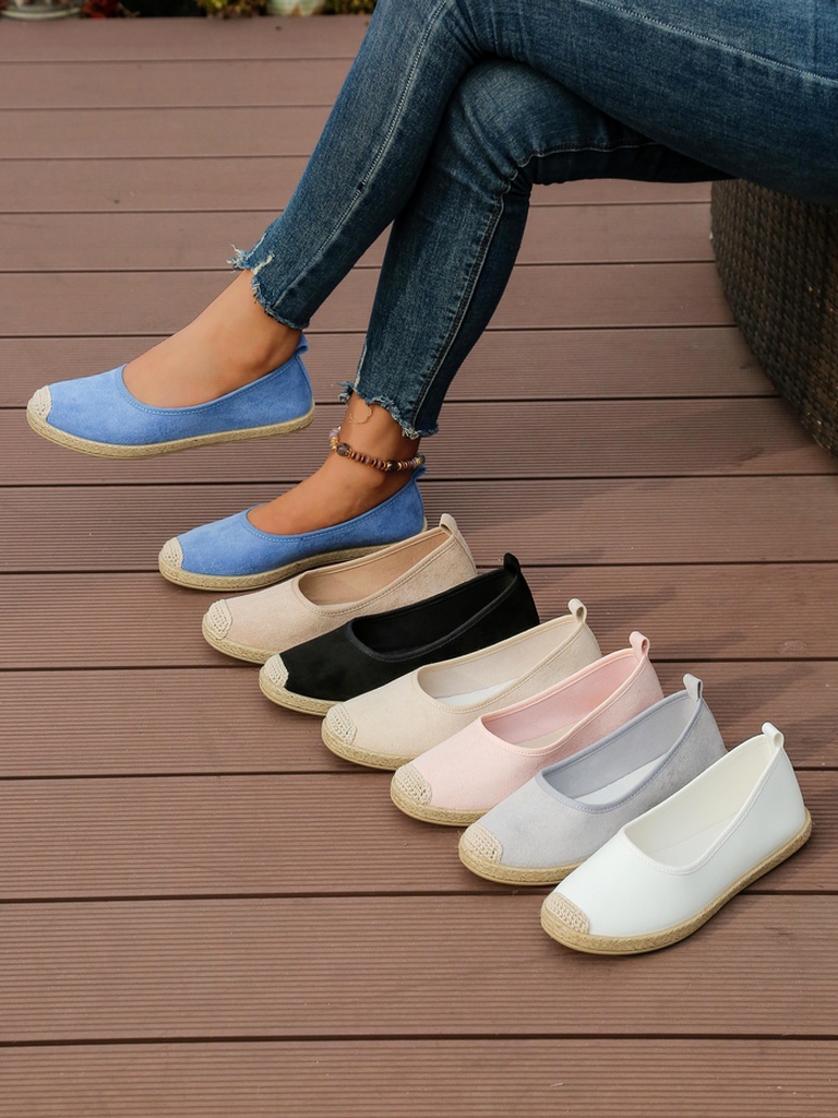 Espadrilles écologiques en suédine Royalfashion pour femmes Aroles