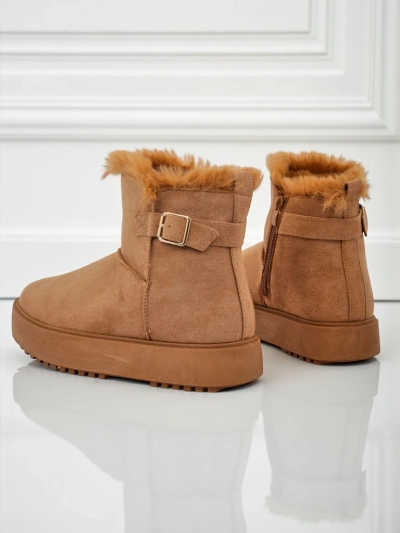 Royalfashion Bottes courtes de style bottes de neige pour femmes Aurelia Classico