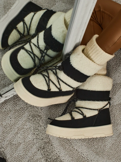 Bottes imitation bottes de neige pour femmes Quill Haven