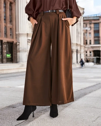 Royalfashion Pantalon large pour femme