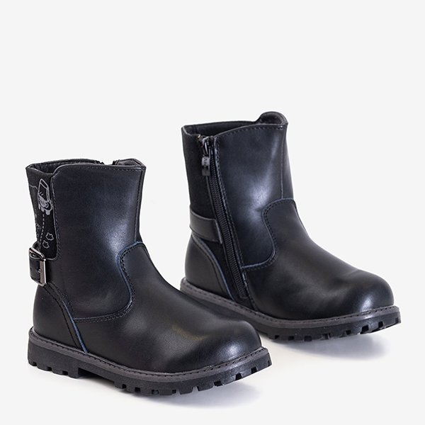 OUTLET Bottes isolées noires pour enfants Oviu - Footwear