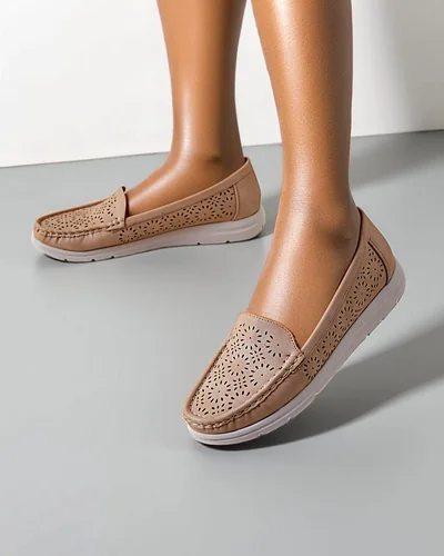 Royalfashion Mocassins perforés pour femmes Besset