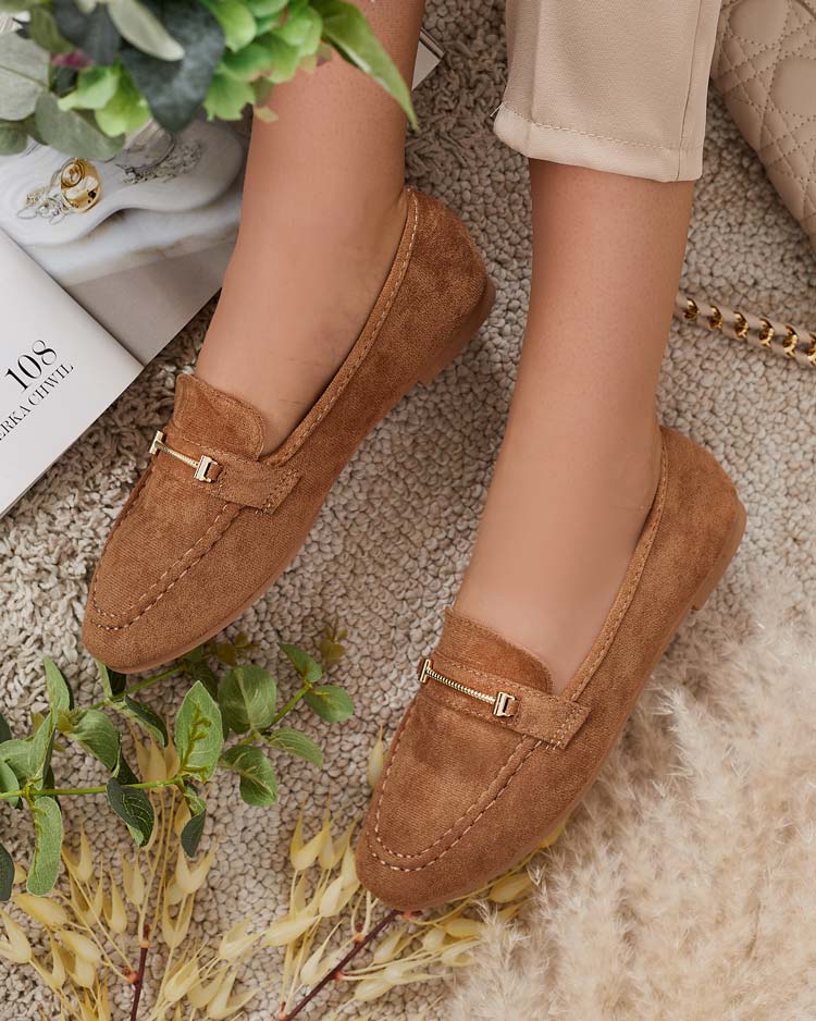 Royalfashion Mocassins femme eko suede Musango