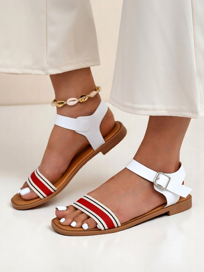 Royalfashion Sandales plates pour femme Naya