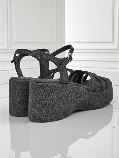 Royalfashion Sandales compensées pour femmes Shadow Lift